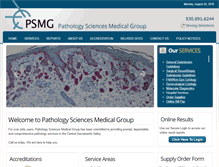 Tablet Screenshot of pathologysciences.com